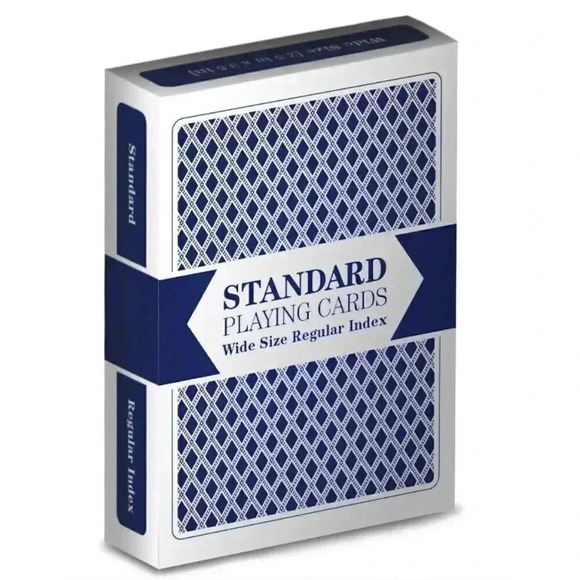 Single Blue Deck Standard Playing Cards (x4 sets) - Picture 1 of 2